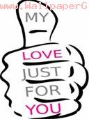 My love just for you