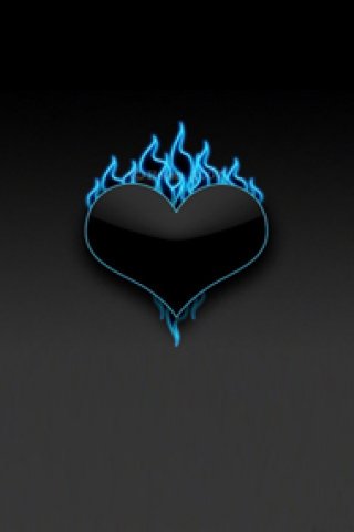 Download Black heart - Abstract wallpapers for your mobile cell phone