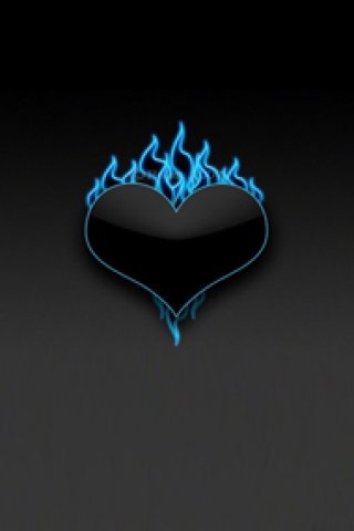 Download Black heart - Abstract wallpapers for your mobile cell phone Download Black heart - Abstract wallpapers for your mobile cell phone