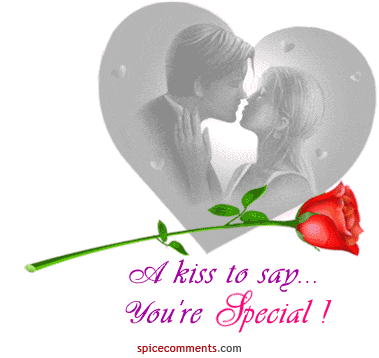 Download Romantic kiss - Animated screensaver for your mobile cell phone