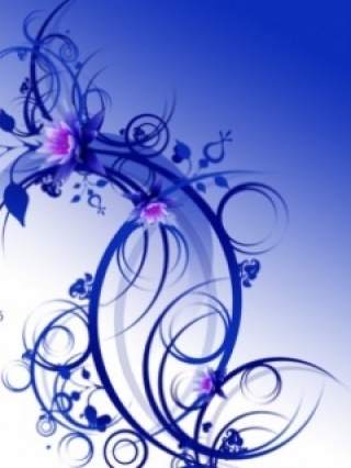 Download 3d blue rose - Abstract wallpapers for your mobile cell phone