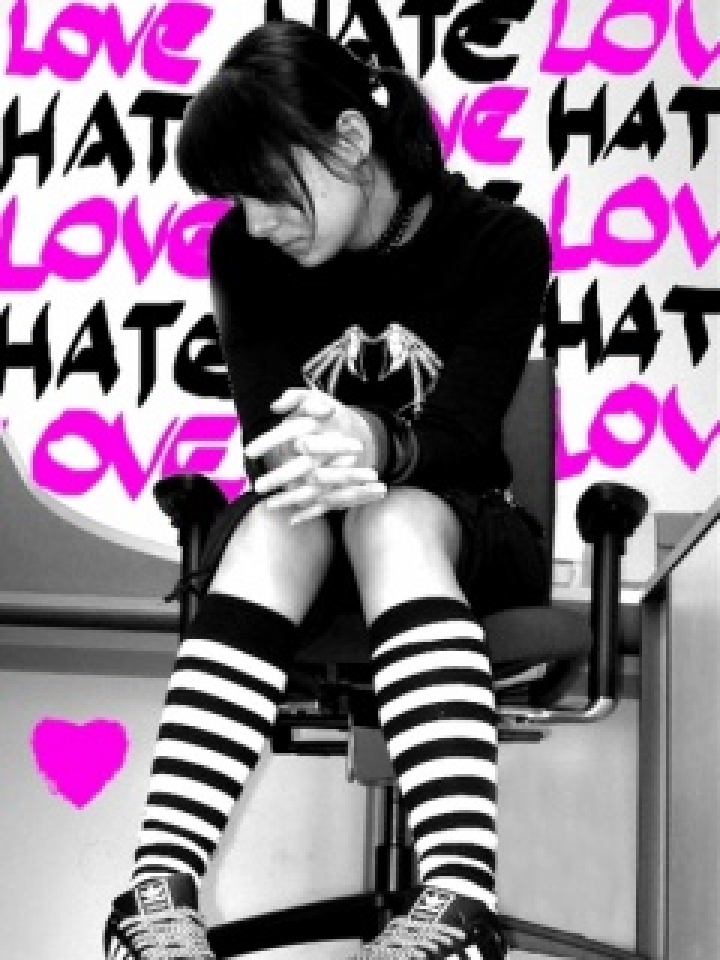Download Sad girl in love hate - Abstract love wallpaper for your mobile  cell phone