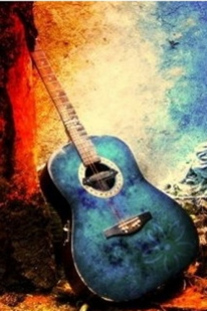 Download Guitar - Abstract iphone wallpaper for your mobile cell phone