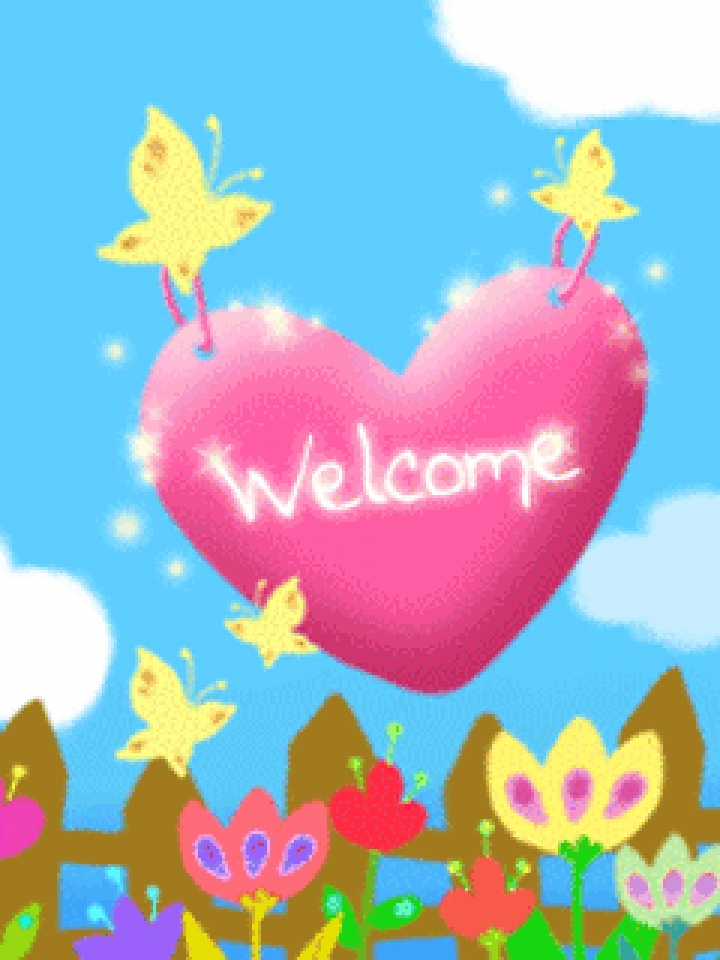 Download Welcome heart - Cool animated wallpapers for your mobile cell phone