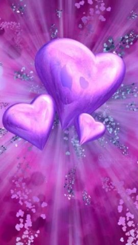 Download Purple hearts - Love and romance for your mobile cell phone