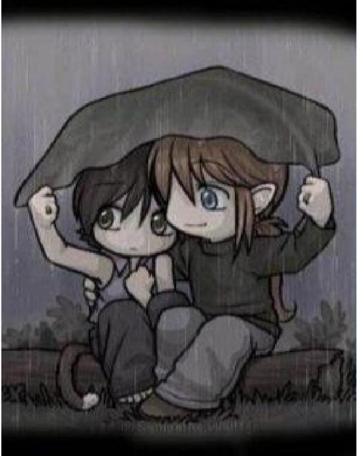 Download Lovely couple - Collection of cartoon pic for your mobile cell  phone