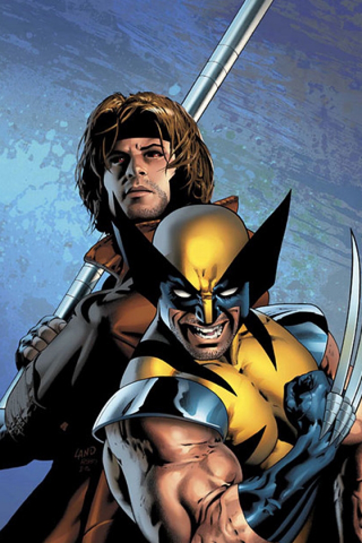 Download X men gambit & wolverine - Manga boys for your mobile cell phone
