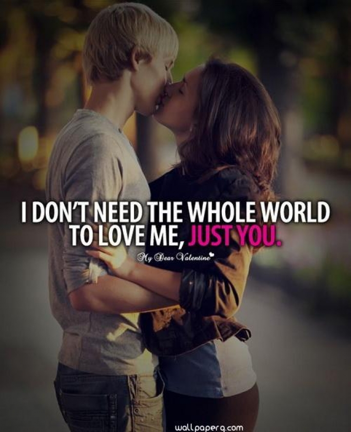 Download Romantic love couple kiss quotes - Saying quote wallpapers for  your mobile cell phone