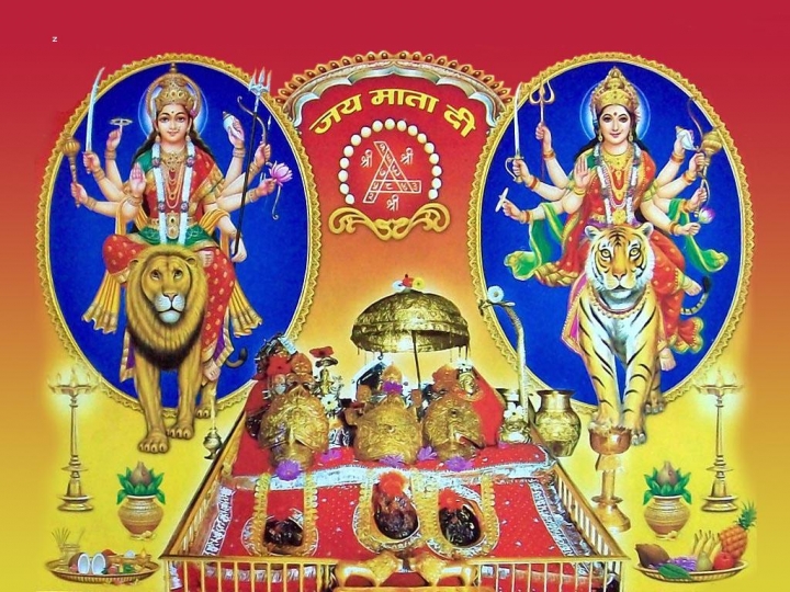 Download Vaishno devi mata desktop full size hd wallpapers - Navratri  special pics for your mobile cell phone