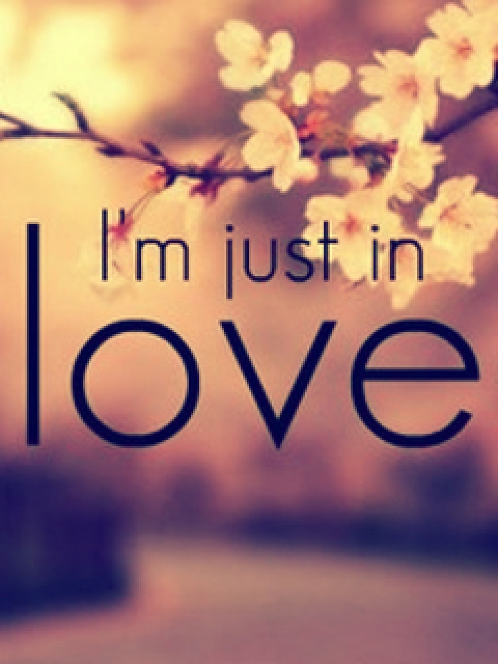 Download I am just in love - Iphone saying wallpapers for your mobile cell  phone