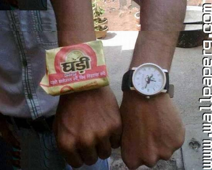 Download Ghadi detergent funny indian wrist watch - Funny wallpapers for  your mobile cell phone