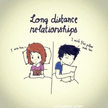 Long distance relationship miss you