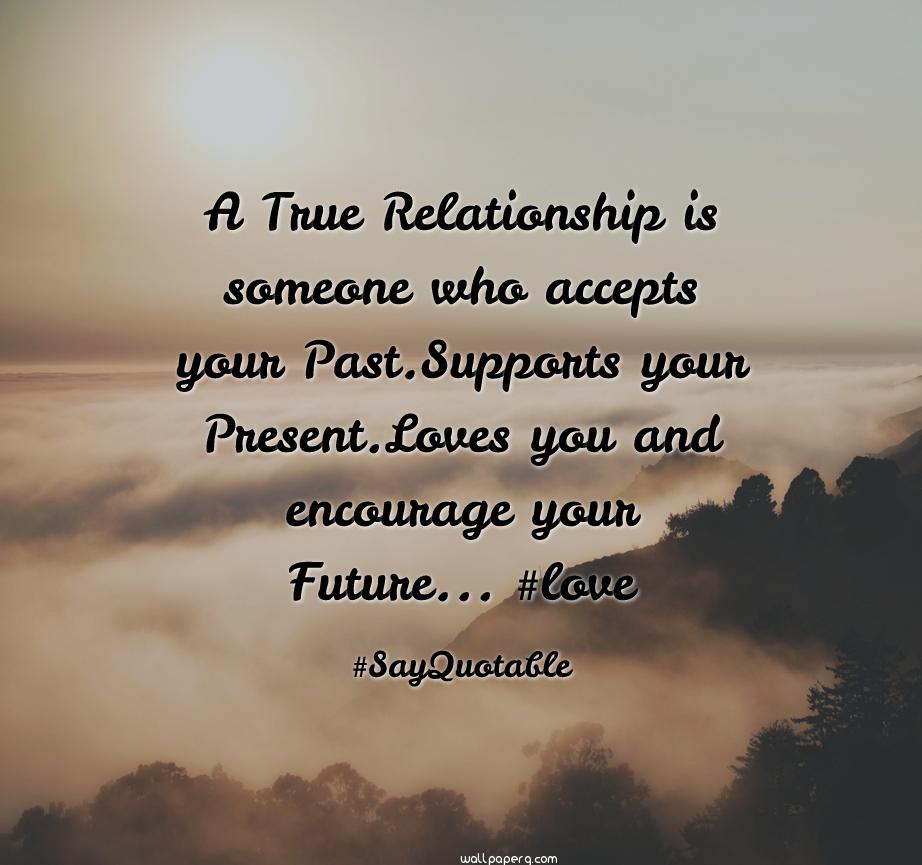 True relationship forget your past