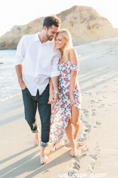 Love on the beach image