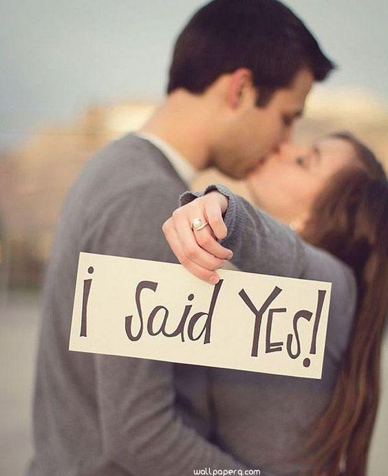 Girl saying yes