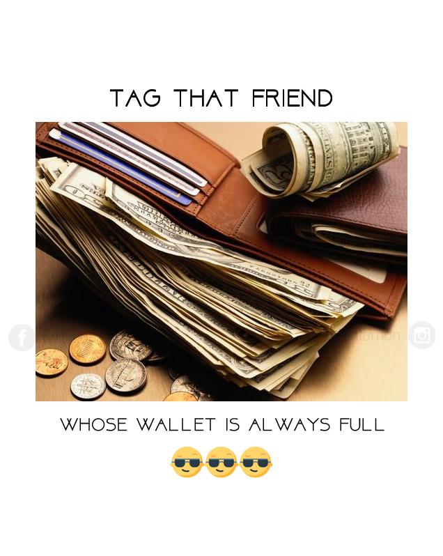 Tag one whose wallet is a