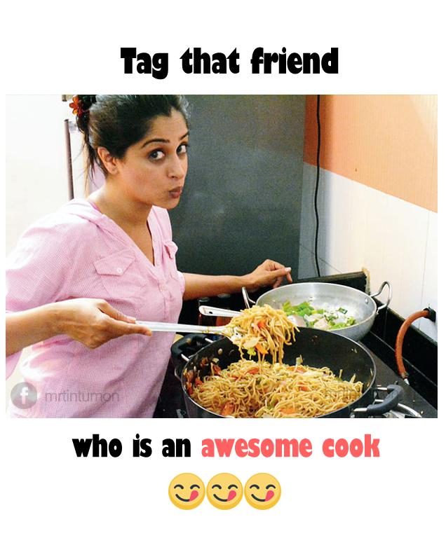 Tag your cook friend