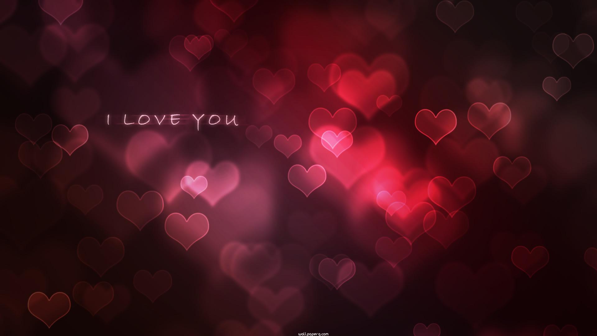 Red hearts background ima