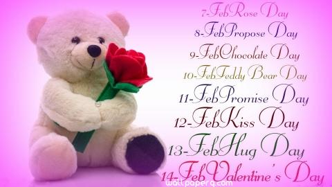 Valentines day week teddy bear image