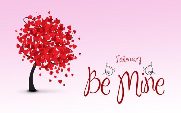 February be mine quote image 