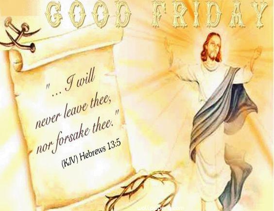 Good friday with jesus