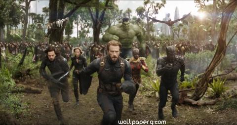 Avengers infinity war scene hd