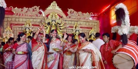 Durja puja celebration