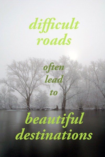 Difficult roads