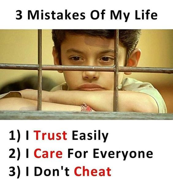 3 mistakes of my life