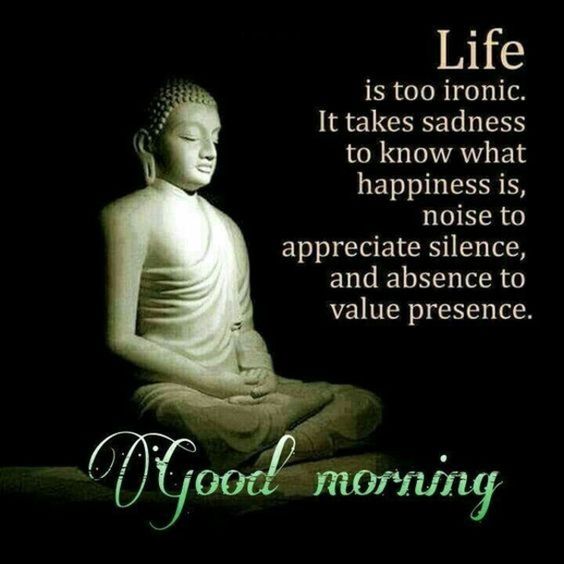 Good morning wish with budda