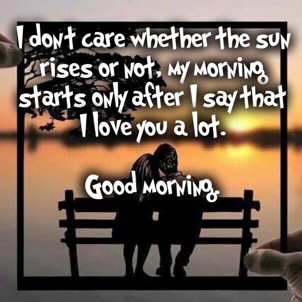 My morning start with you whatsapp love wallpaper