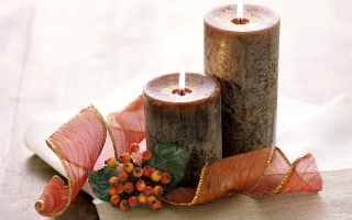 Christmas candle sticks