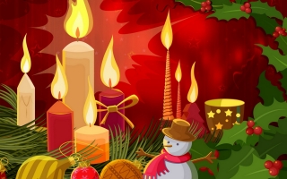 Christmas candles