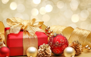 Christmas gift box decor