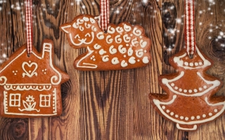Christmas gingerbread ornaments