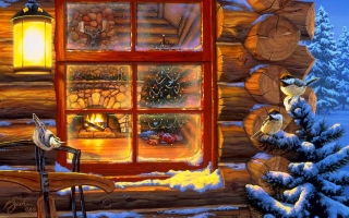 Christmas window