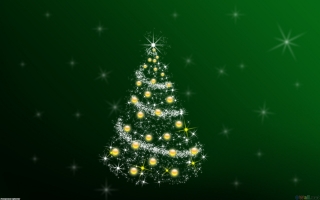 Green christmas tree