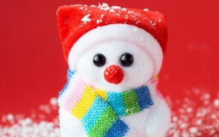 Snowman christmas ornament