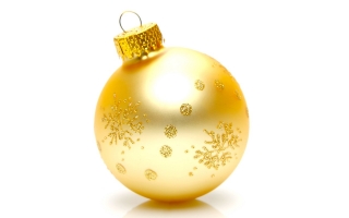 Xmas golden globe