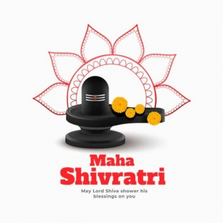 Maha shivratri traditional festival design