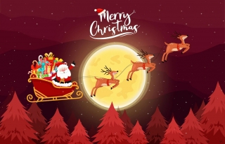 Merry christmas red wallpaper image photo