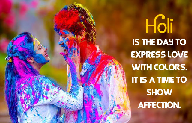 Holi love wishes