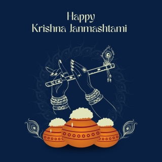 White makhaan krishna janmashtami whatsapp