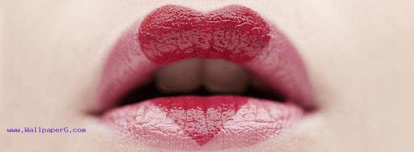 Heart lipstick fb cover