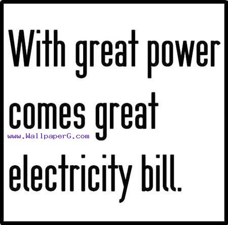 Electricity bill