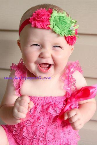 Laughing baby