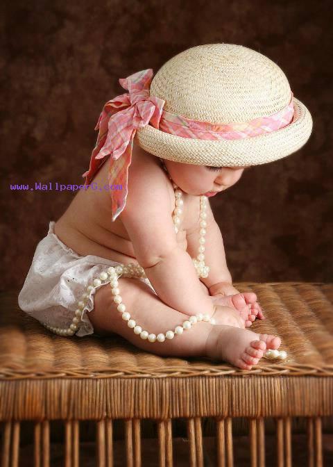 Baby wearing hat