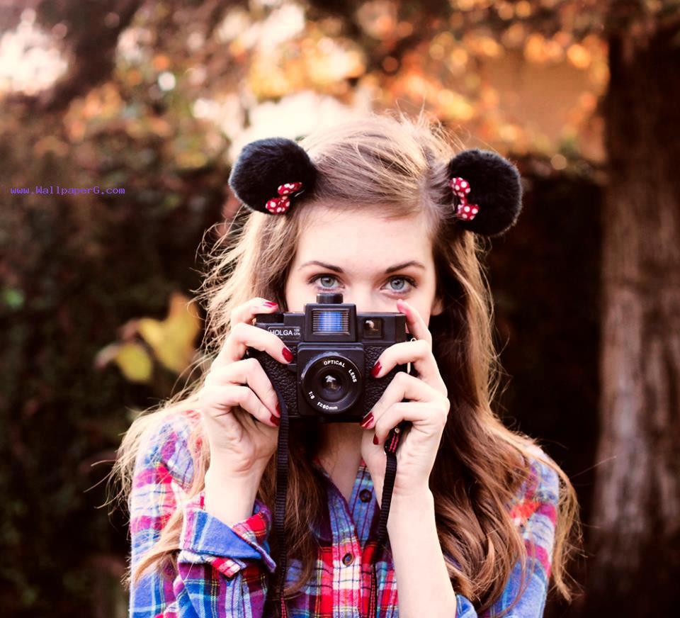 Girl with camera