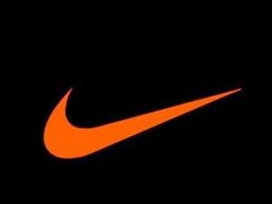 Nike orange logo