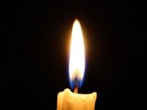 Lighted candle